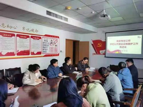 中国电信海安分公司 筑牢数字底座，扎实开展电信基础设施管护工作